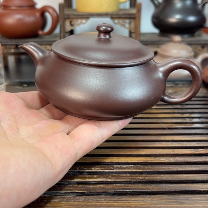 紫砂茶壶原矿紫砂手工制作