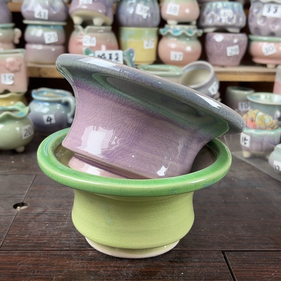 红陶量货/口13-16高深浅搭配发2个