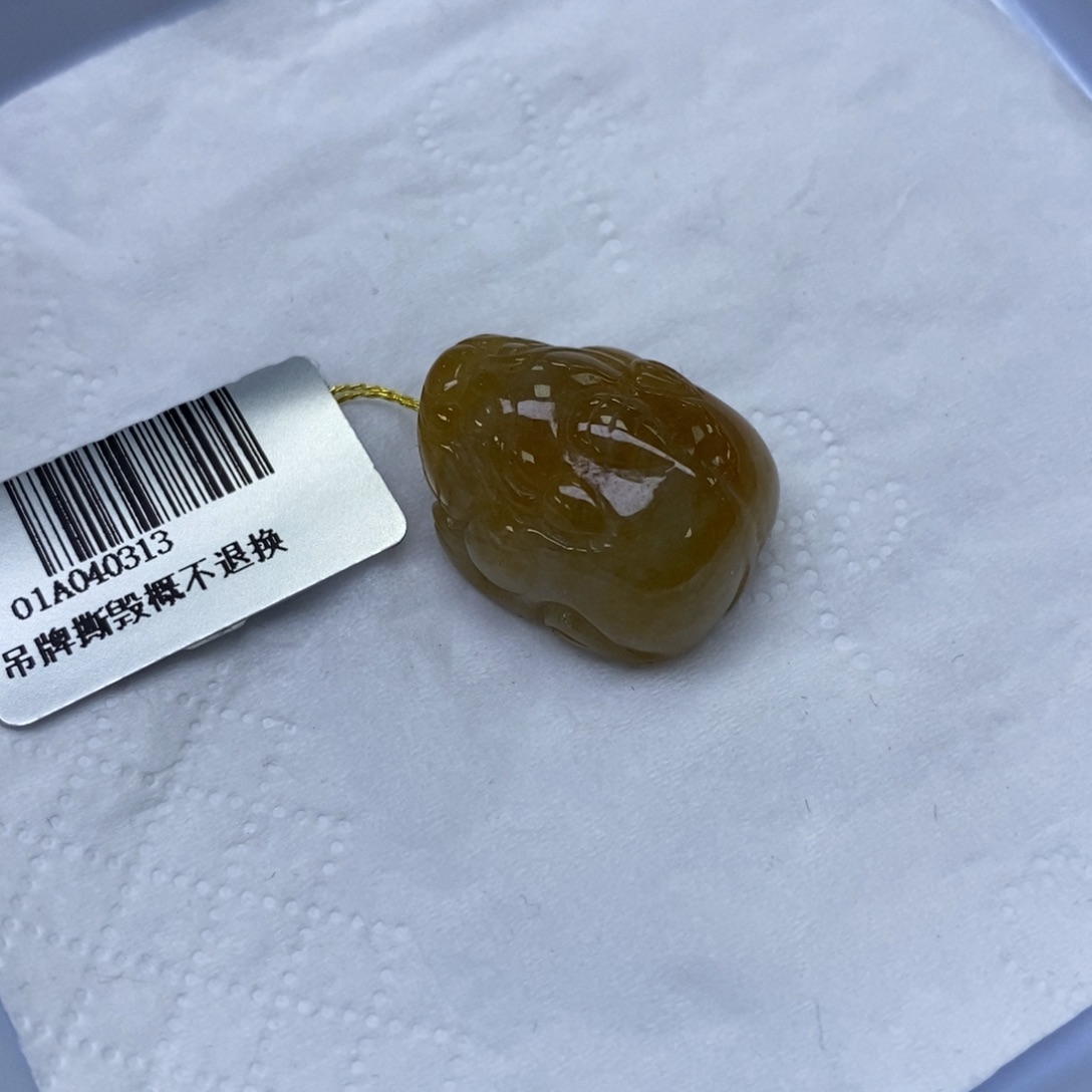 颈饰未镶嵌翡翠貔貅