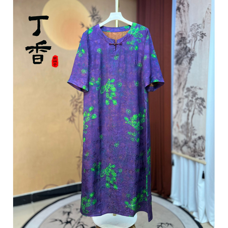 756高端重磅花螺新款经典款精品连衣裙