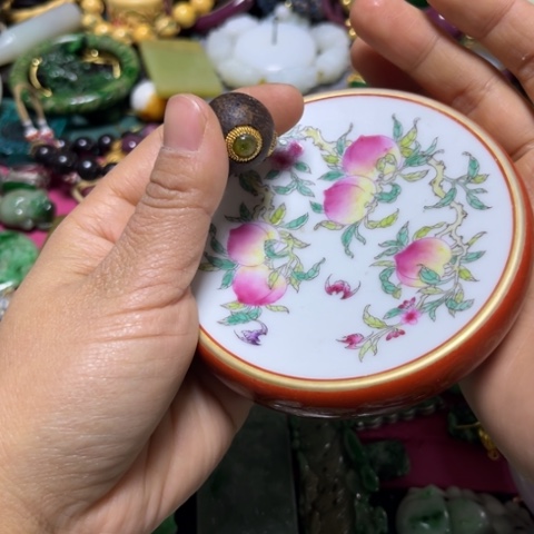 瓷片融**康精美好好看漂亮大器