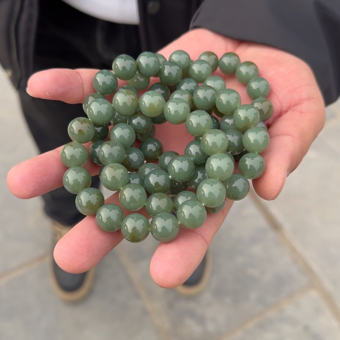 和田玉手链未镶嵌多样性发货拍一发一