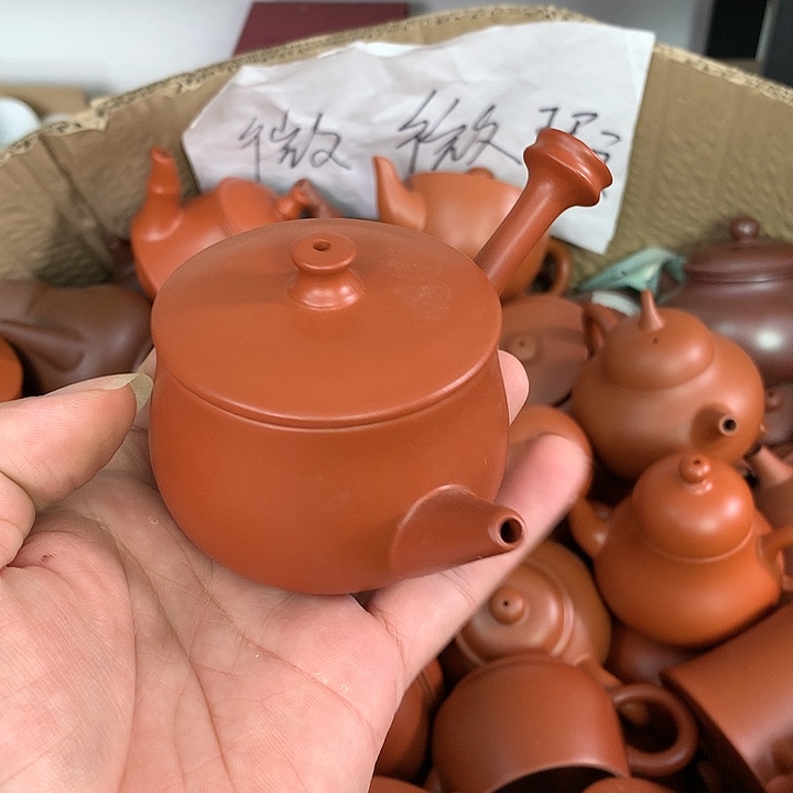 紫砂茶壶原矿朱泥茶壶茶具家用120