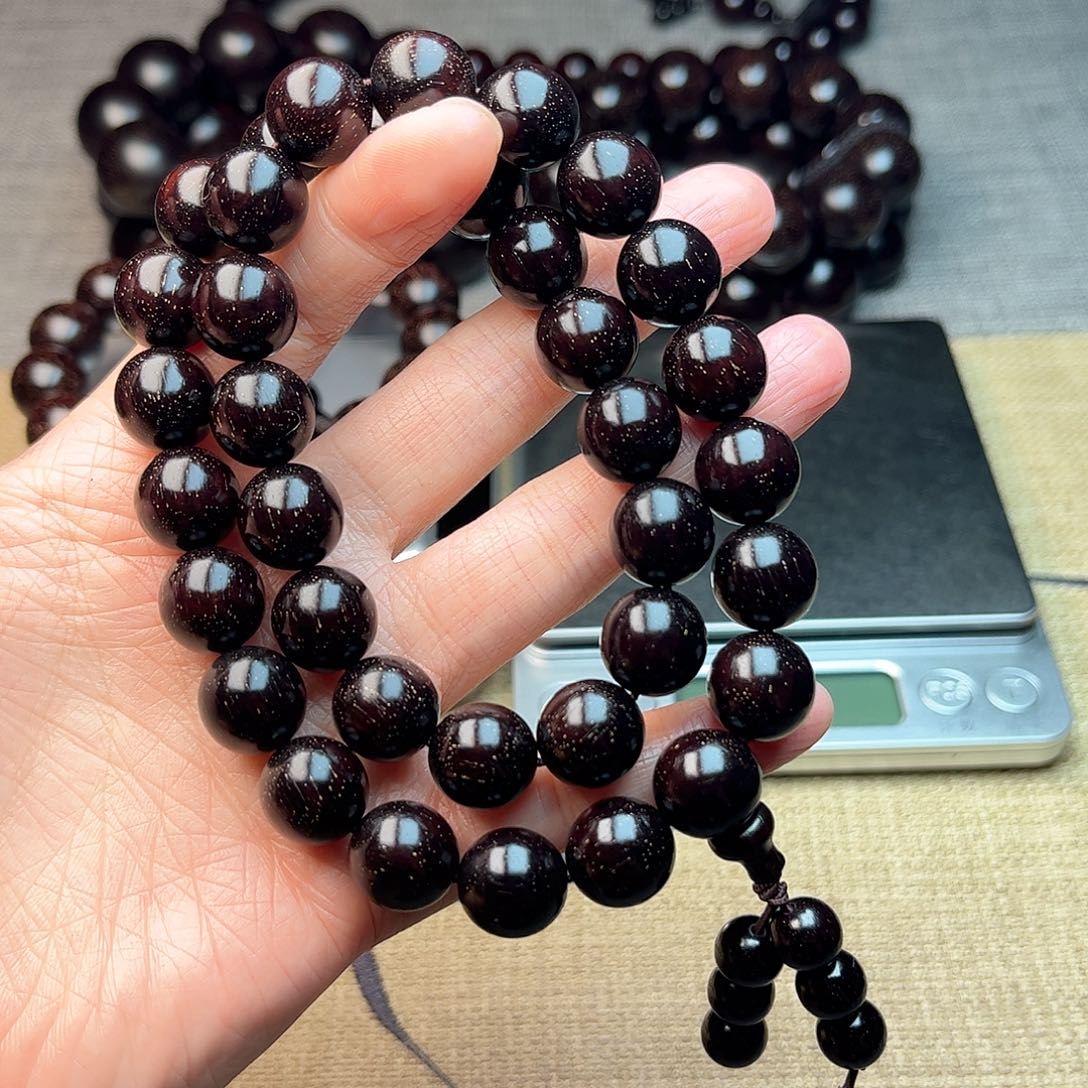 檀香紫檀（小叶紫檀）1.2双圈满天星