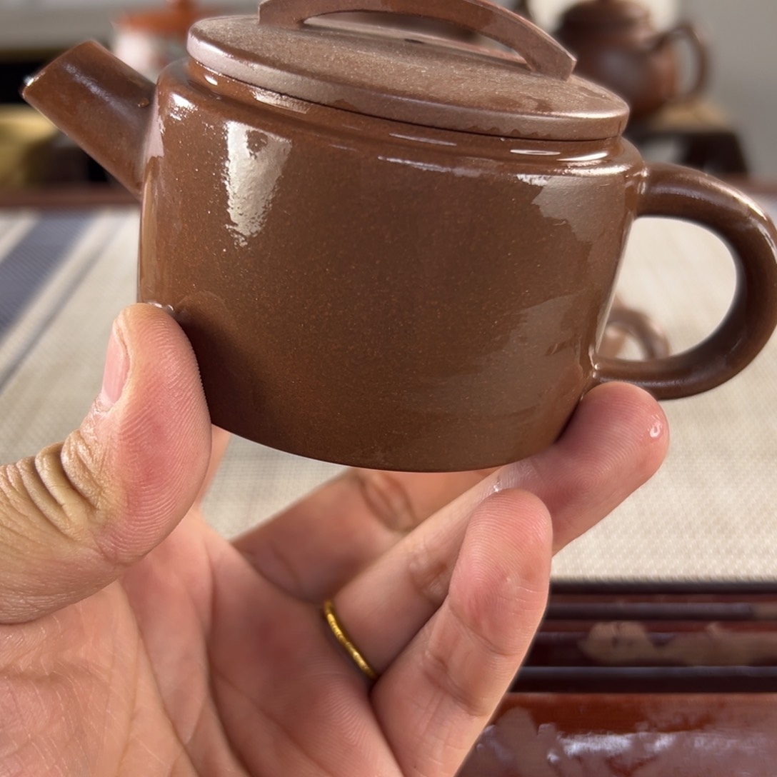 紫砂微瑕茶壶宜兴紫砂余**全