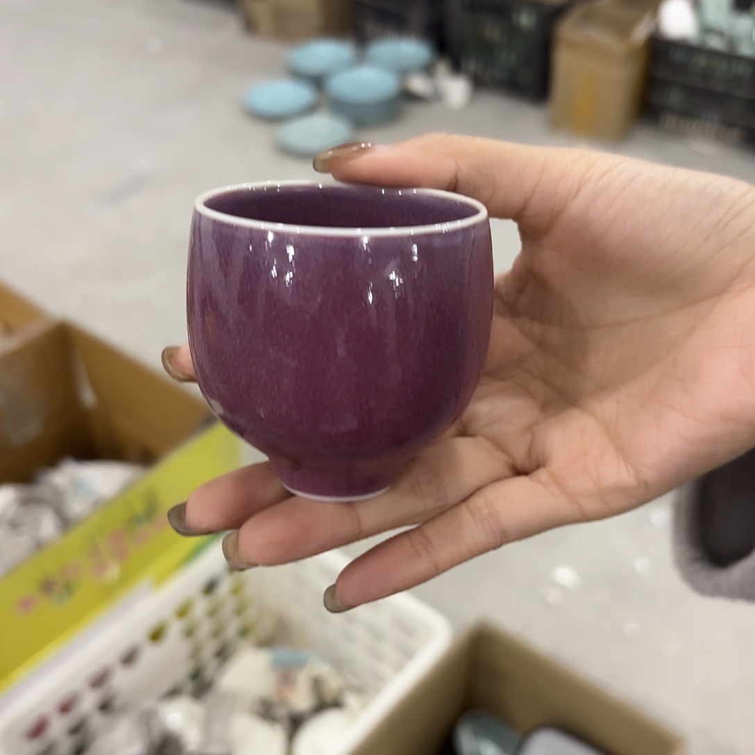 龙泉云间青瓷小米茶器