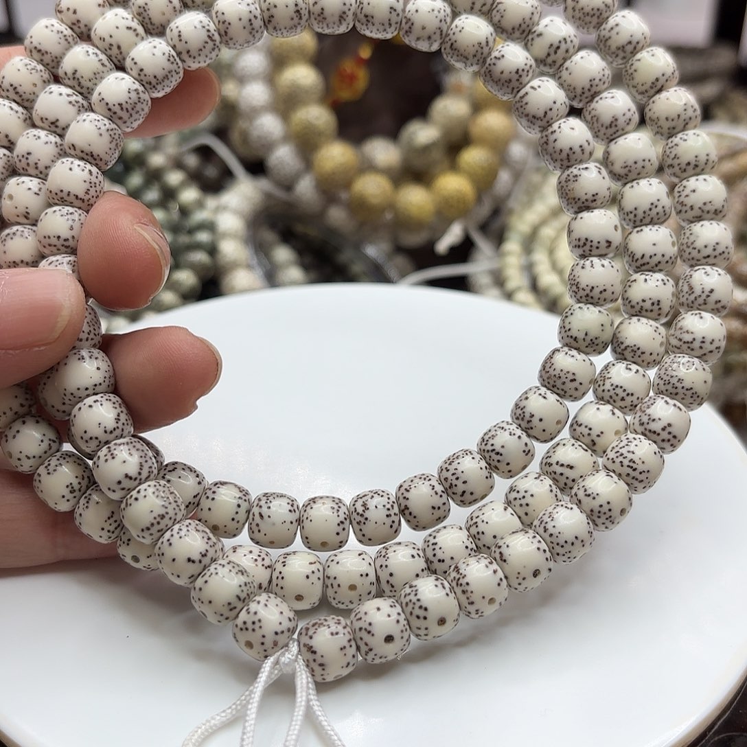 星月菩提手串98通体大留白