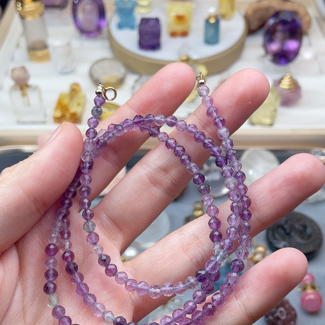 水晶颈饰未镶嵌傻*甜天然水晶吊坠619