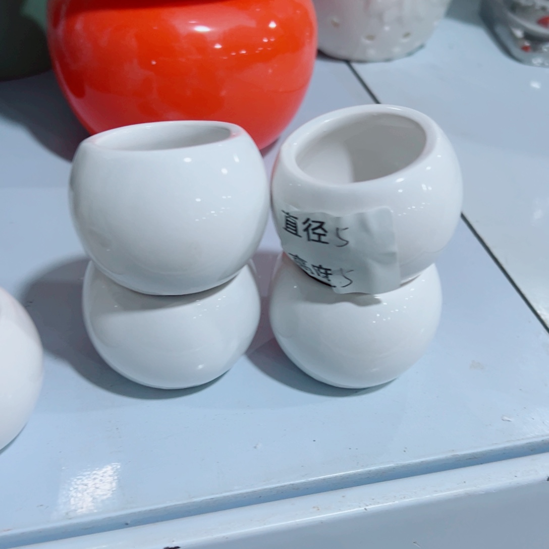 有孔，陶瓷花盆满10米包邮发货