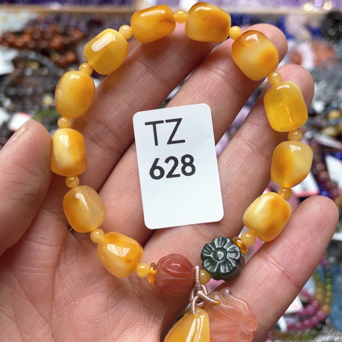 蜜蜡手链未镶嵌手串