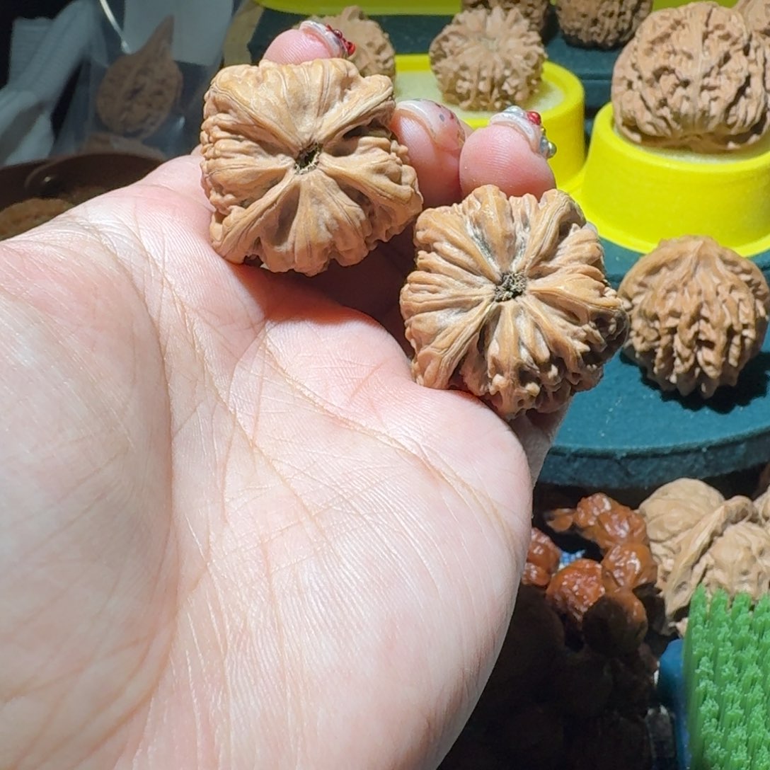 王***蛋文玩核桃吊坠平谷九龙