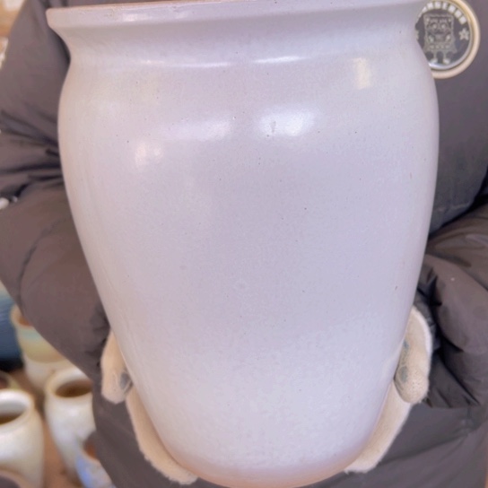 紫砂花盆高28口21————