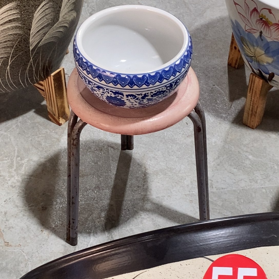 摆件景德镇陶瓷鱼缸艺术