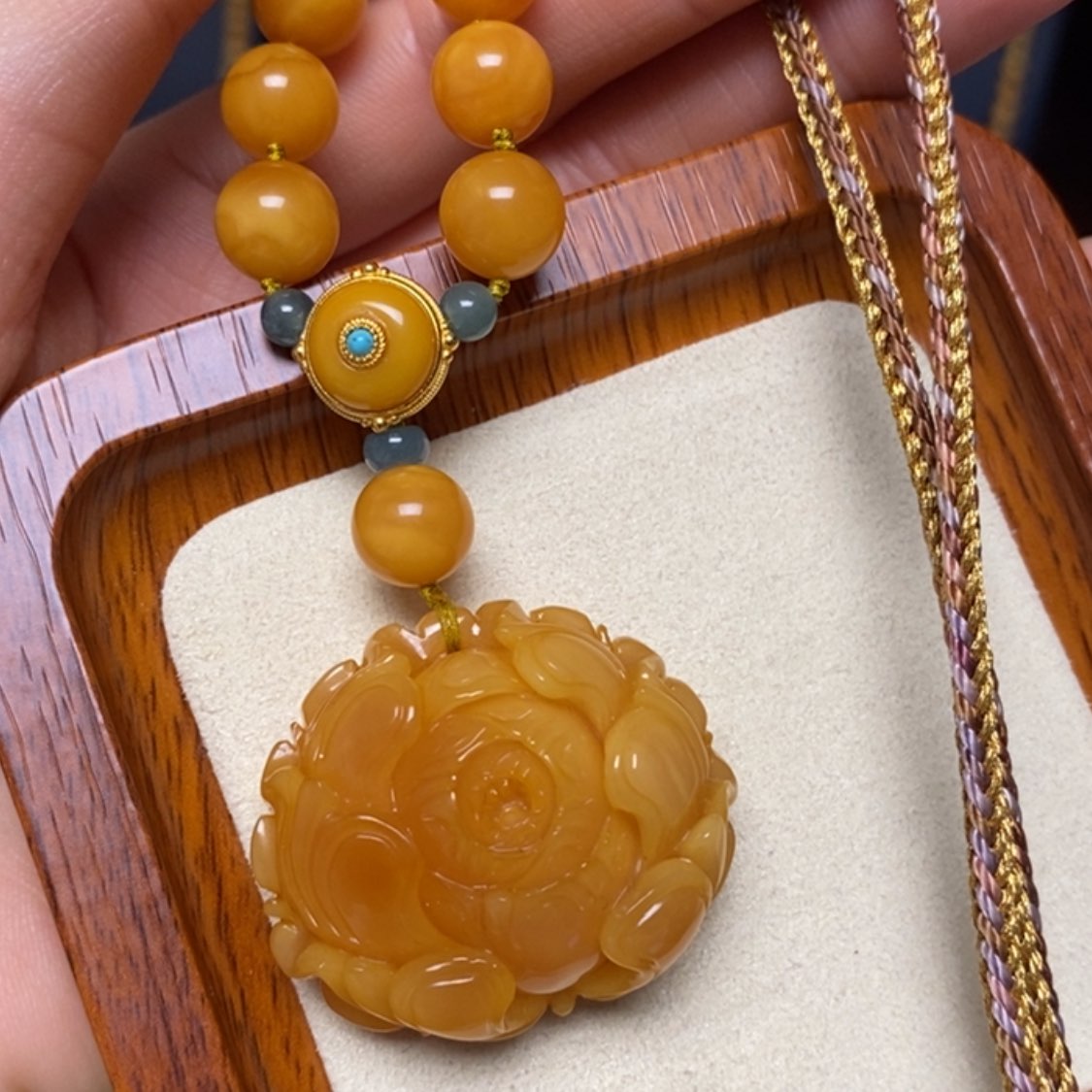 【闪购商品】蜜蜡颈饰未镶嵌项链