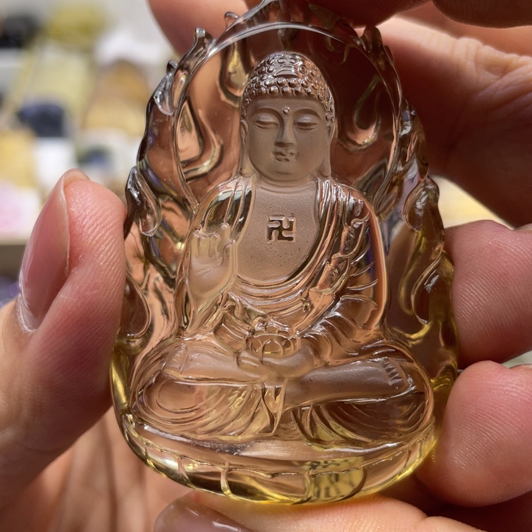 未镶嵌颈饰水晶定制