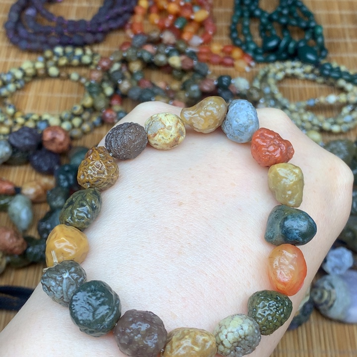 玛瑙/玉髓珠宝半成品未镶嵌?**然