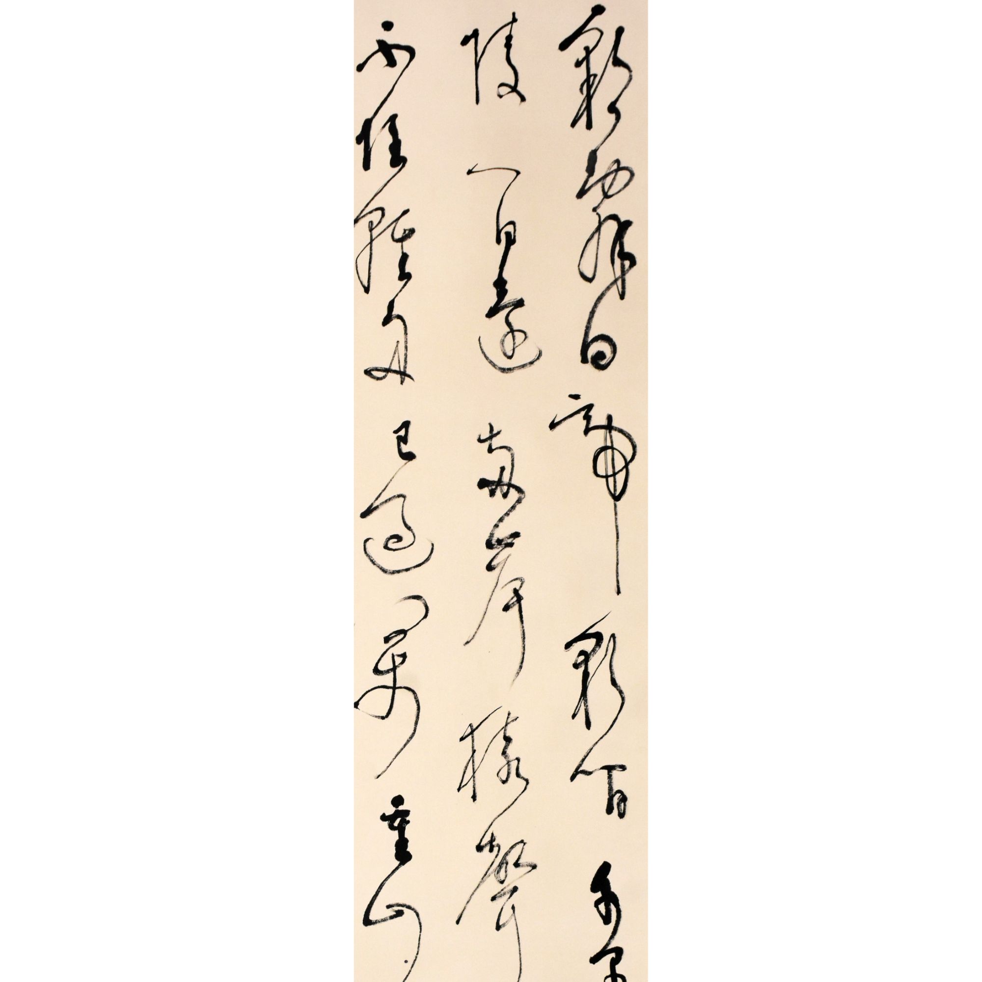 HM10010 草书李白诗 113×40 纸本立轴 4平尺