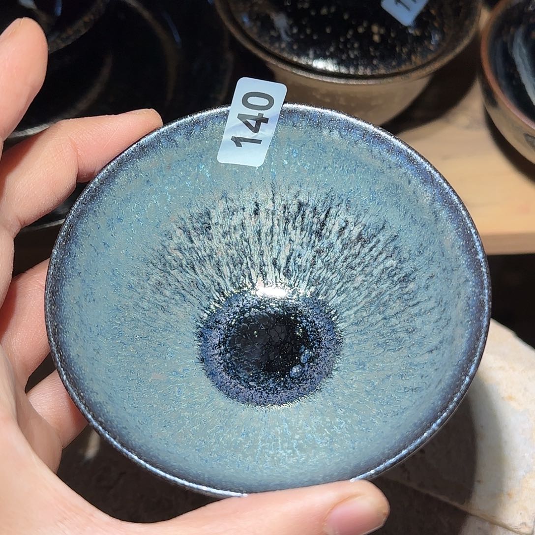 茶盏琢泥窑开窑柴烧