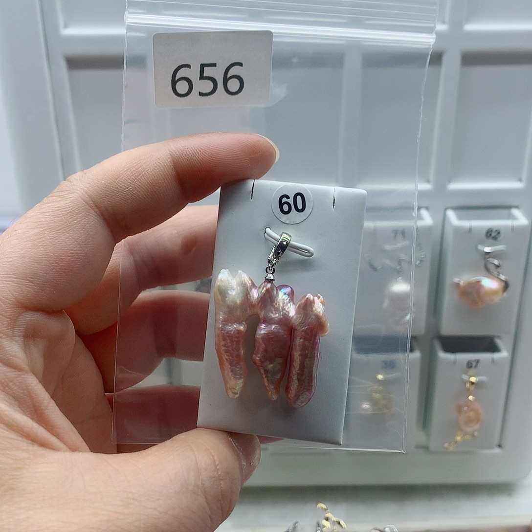 淡水珍珠吊坠(不含链)合金