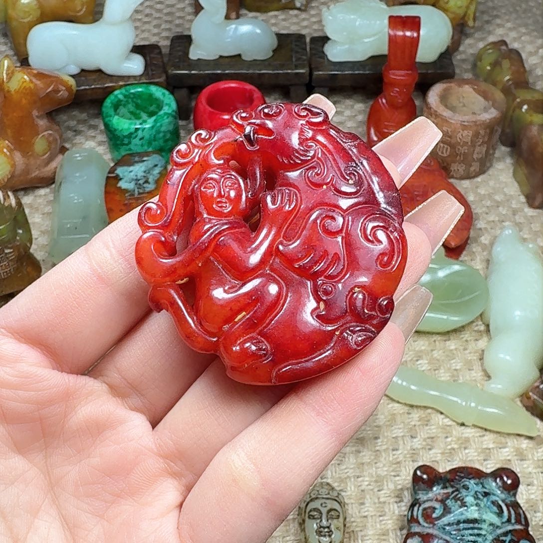 白玉菩提吊坠挂件