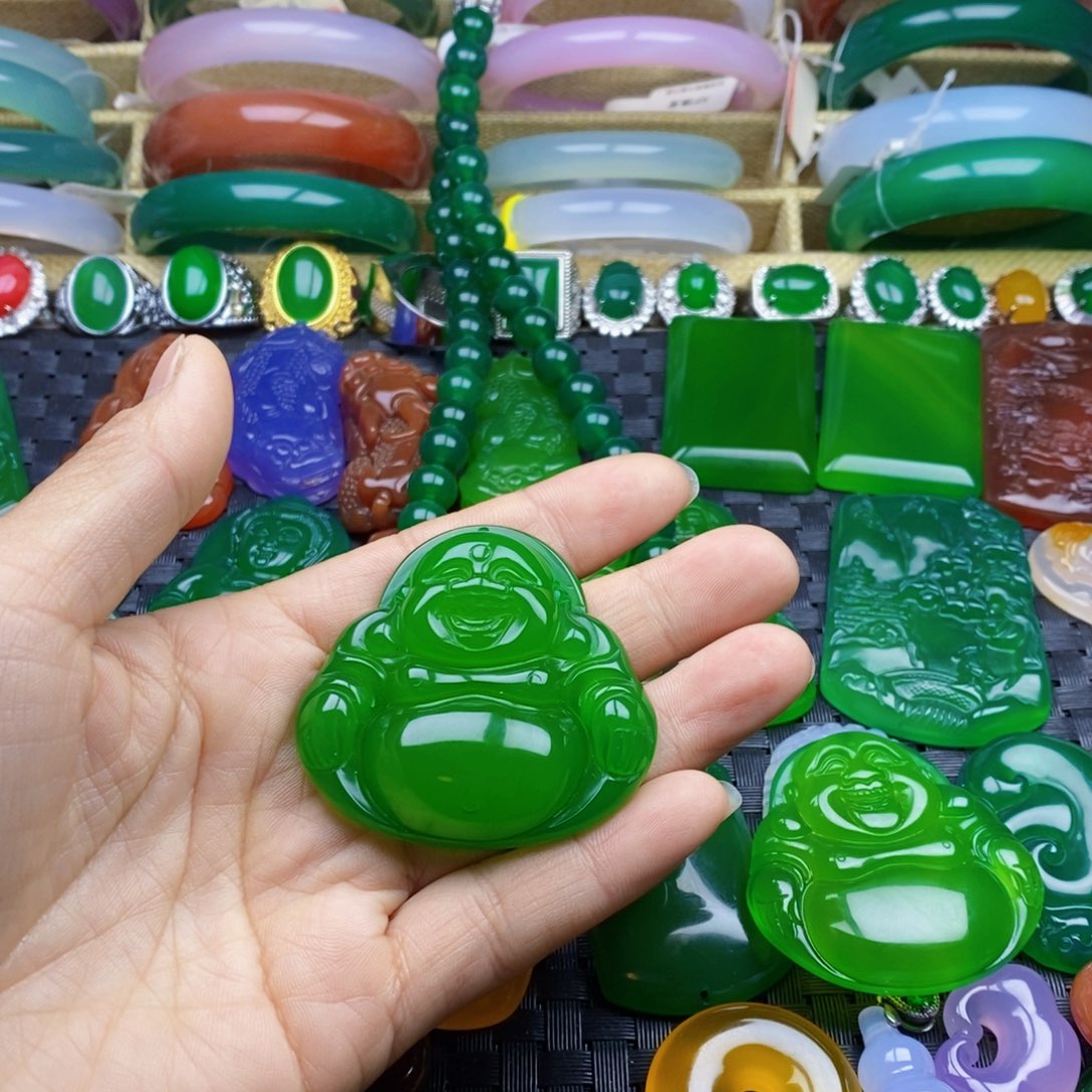 玛瑙/玉髓颈饰合金