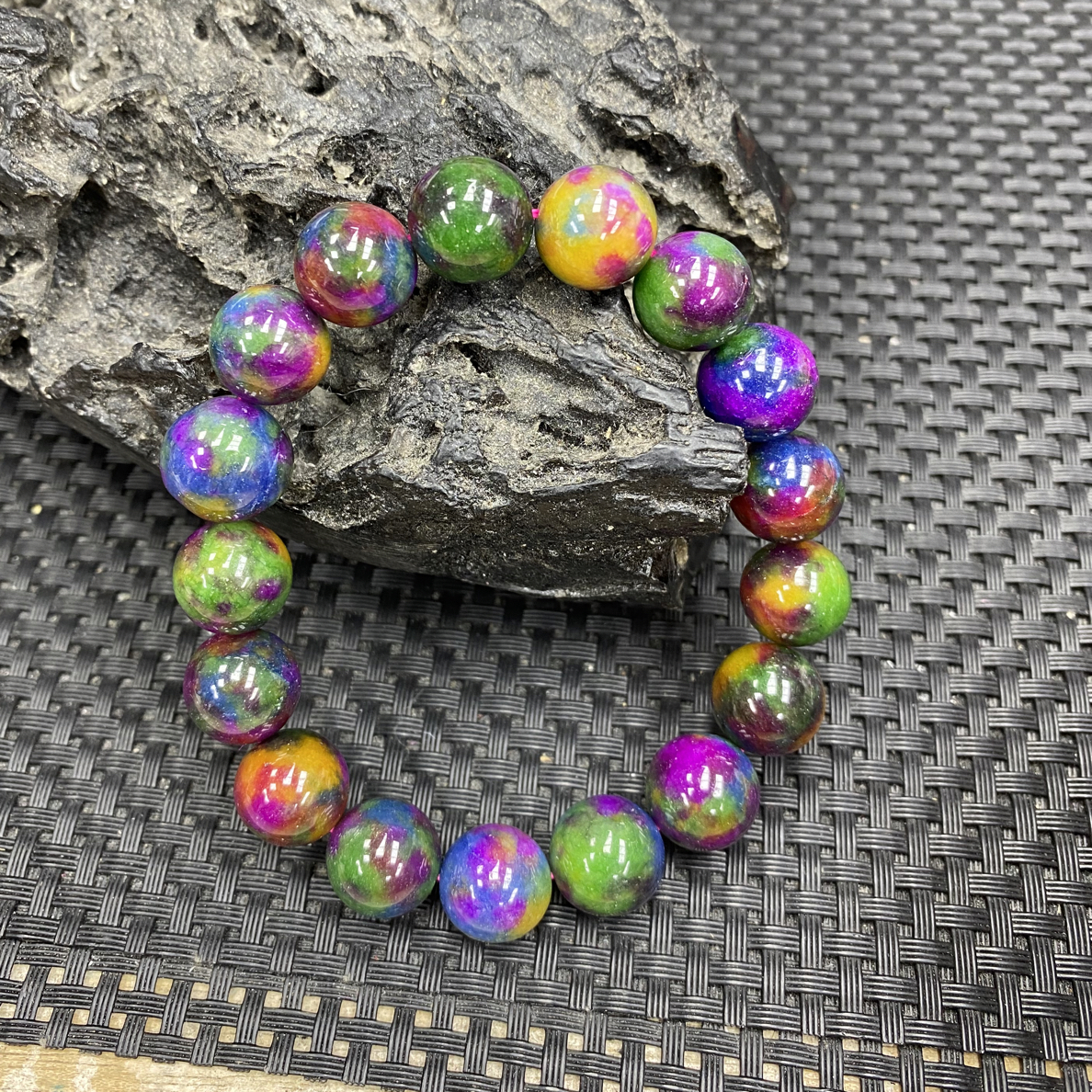 12mm凤羽明珠精美手串-904