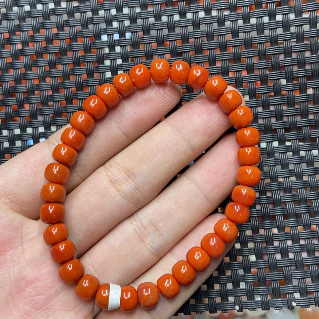 南红玛瑙未镶嵌手串7mm