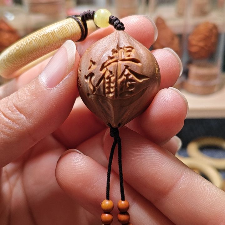 橄榄核手串/手链橄榄核核雕日进斗金