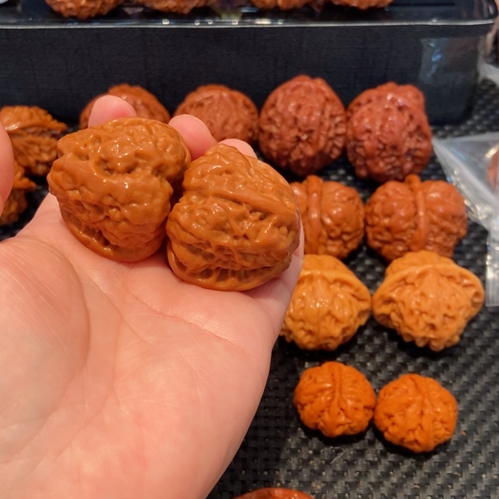 文玩核桃把件潜**用37.8尺寸蛤蟆头1709