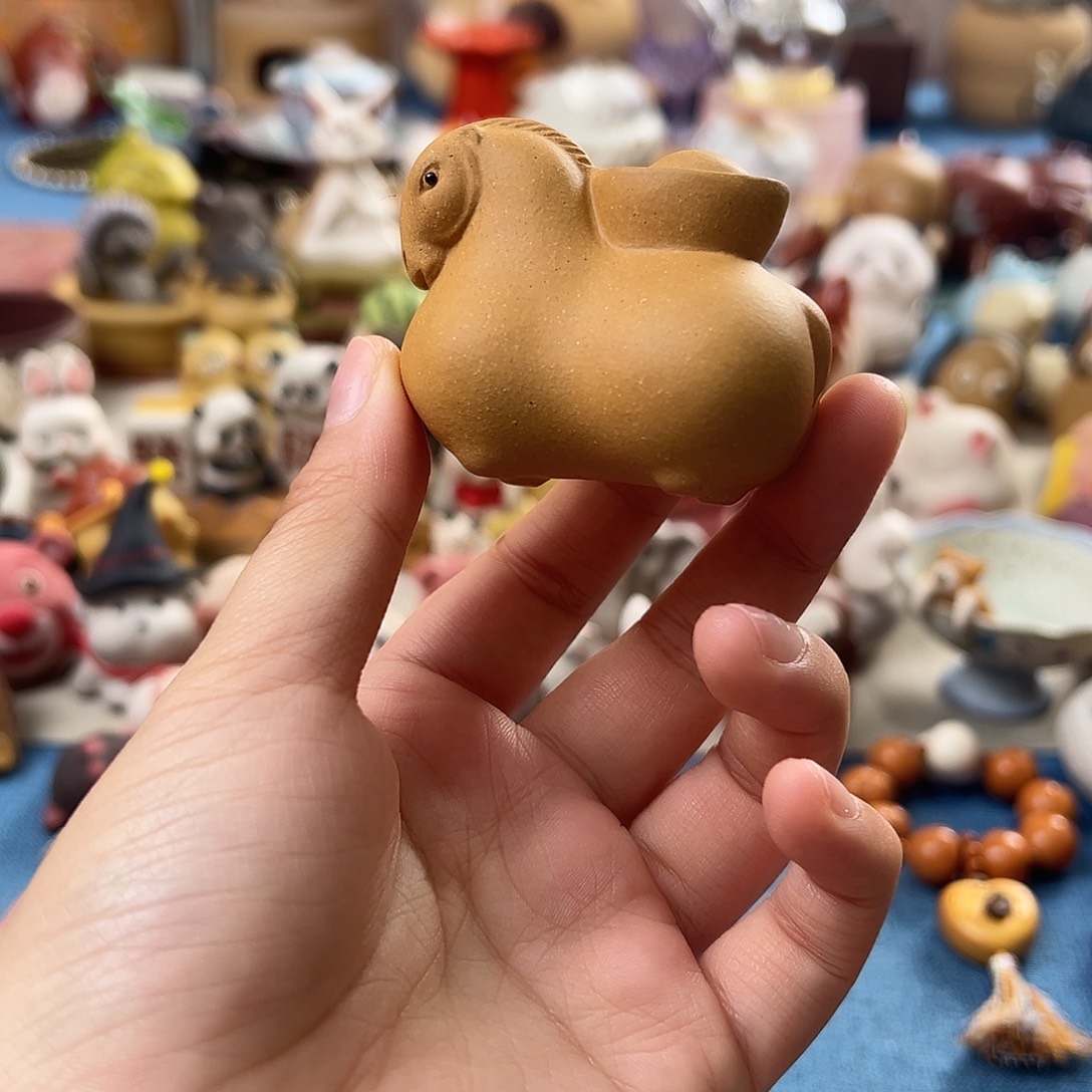 紫砂茶宠手工制作