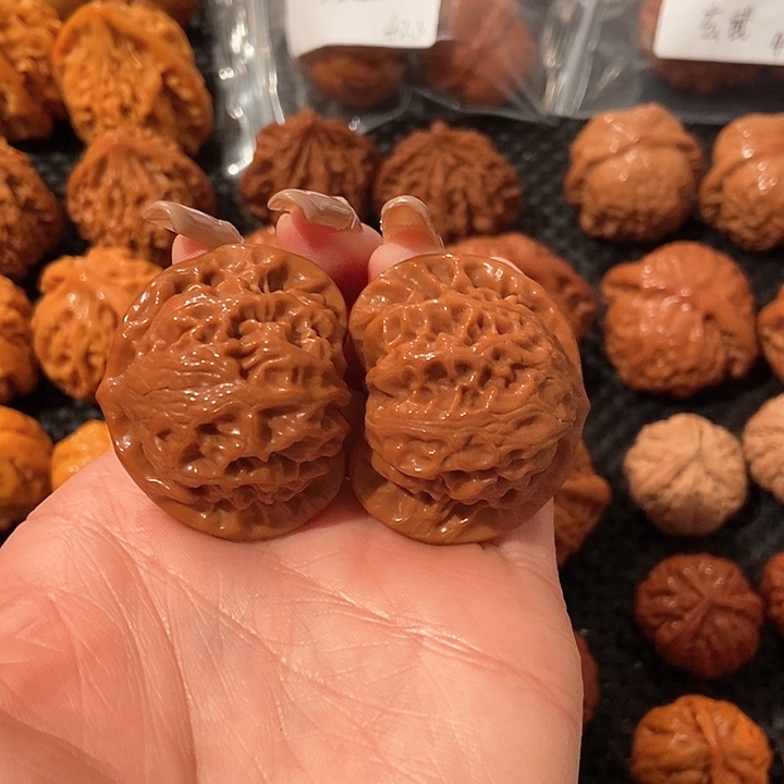 文玩核桃吊坠纳**？宫灯41.5