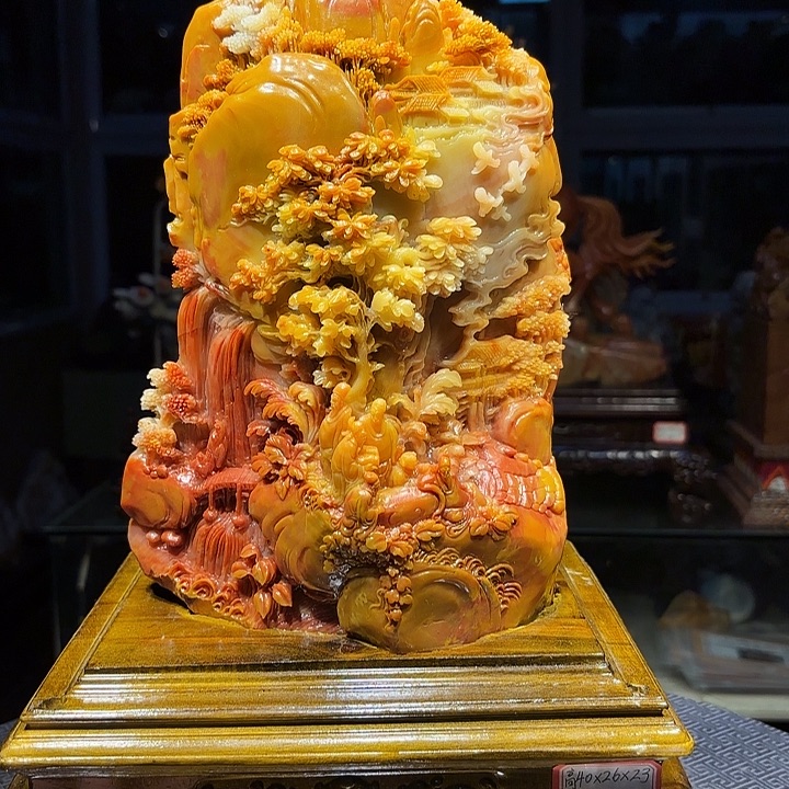 用***生寿山石寿山石雕刻工艺品