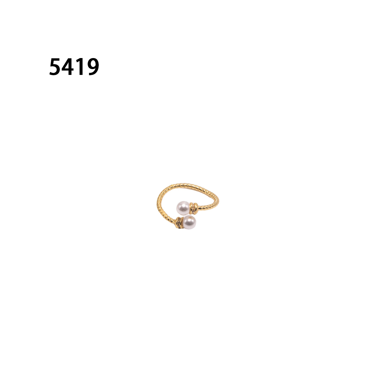 铜合金耳饰 气质小众设计高级感戒指~5419