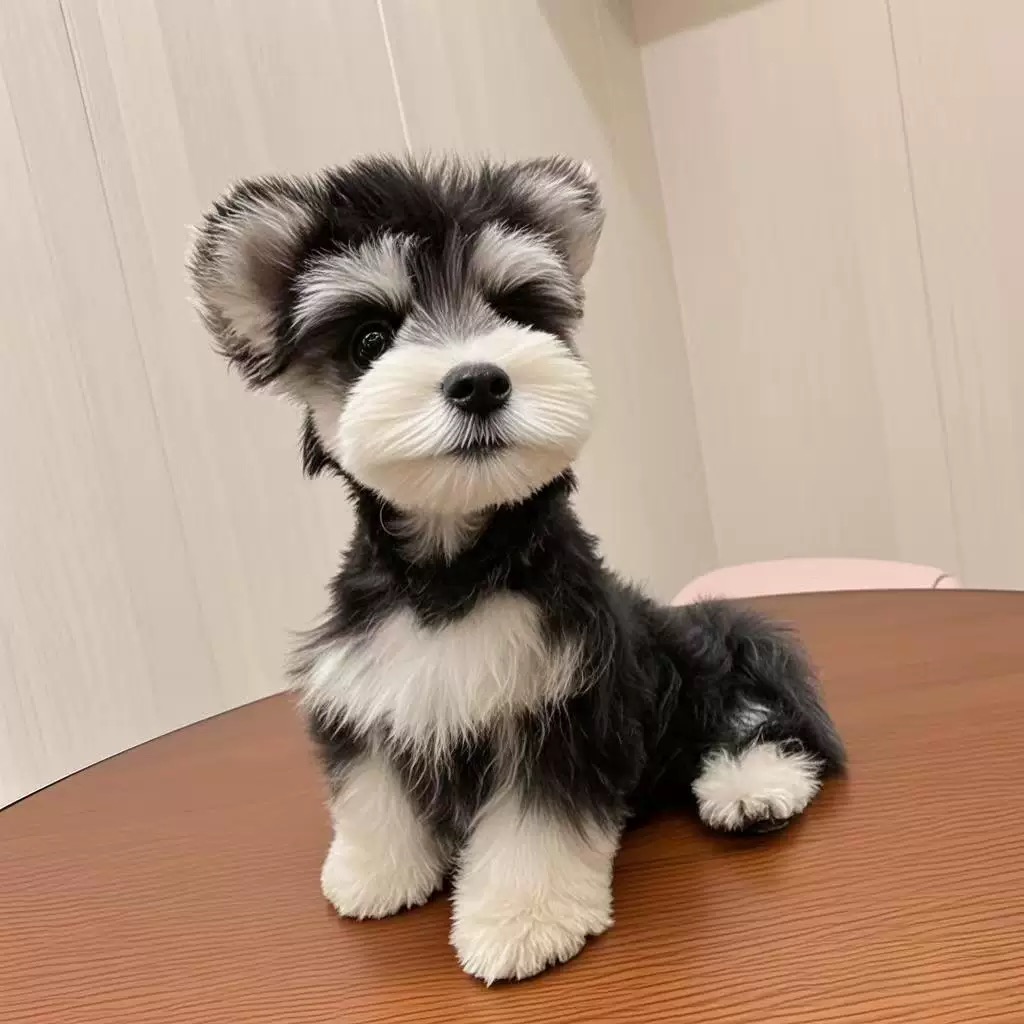 自选纯种小型犬雪纳瑞可爱幼犬