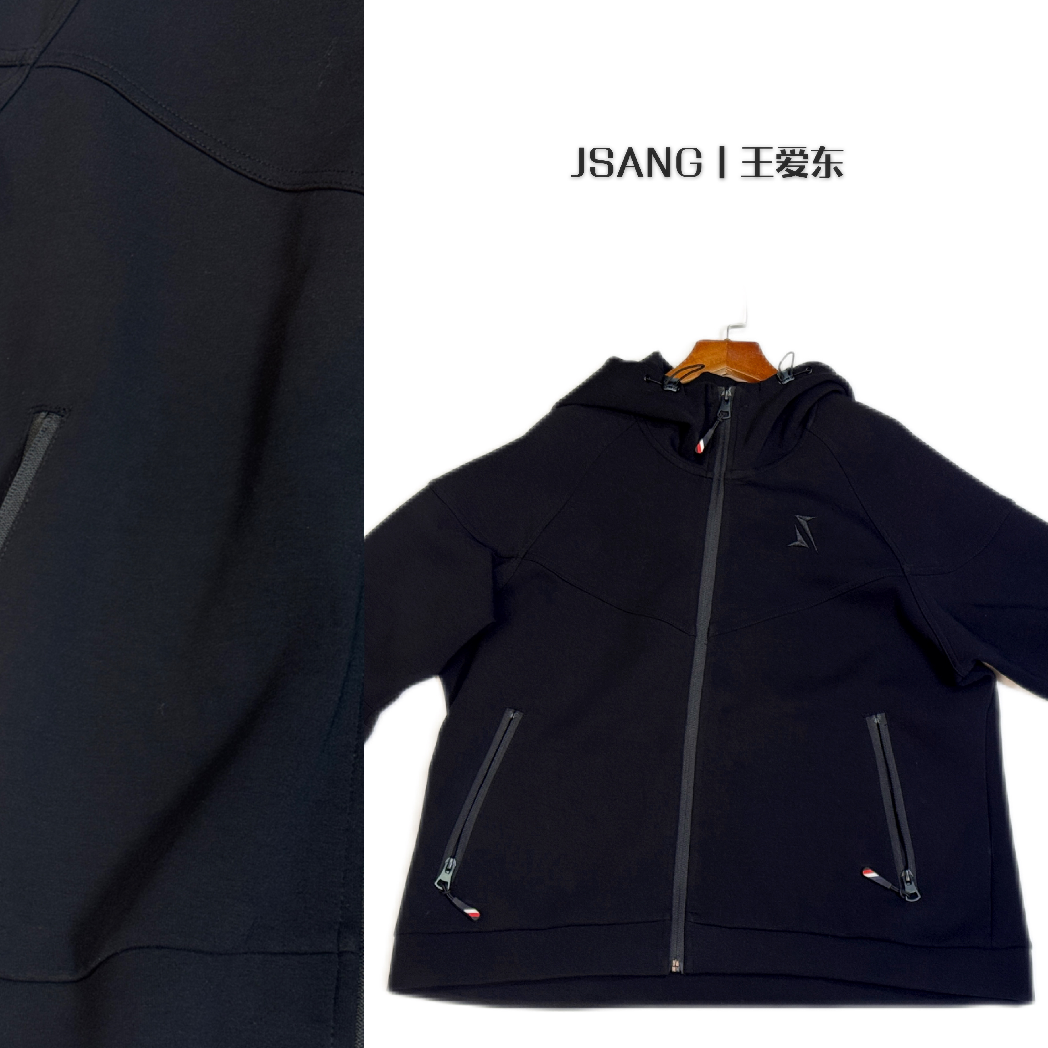 24092#JSANG丨梭织薄款运动外套软壳连帽单层春秋休闲女款时尚