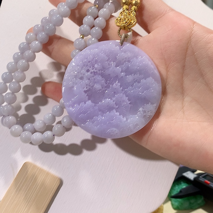 翡翠未镶嵌颈饰翡翠吊坠