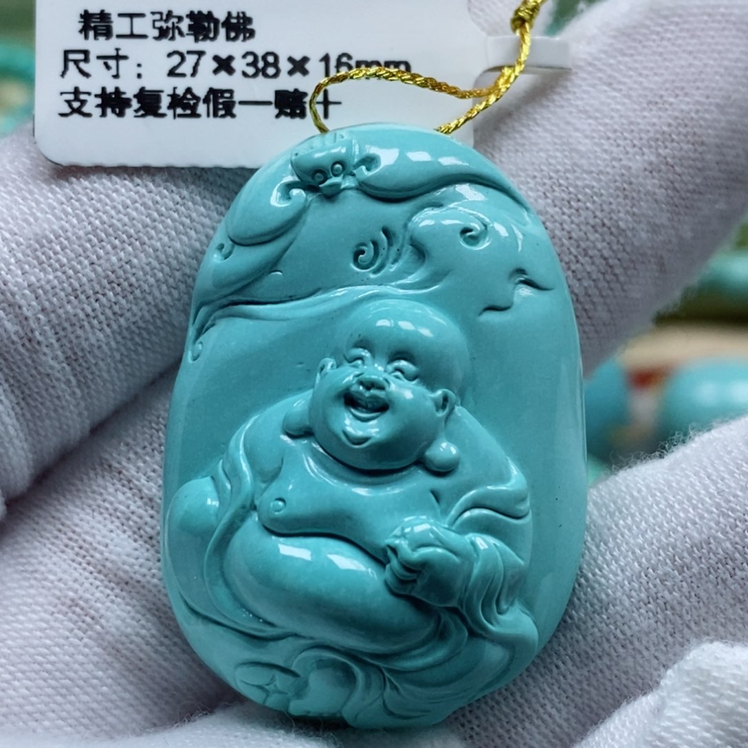 绿松石珠宝奇石未镶嵌