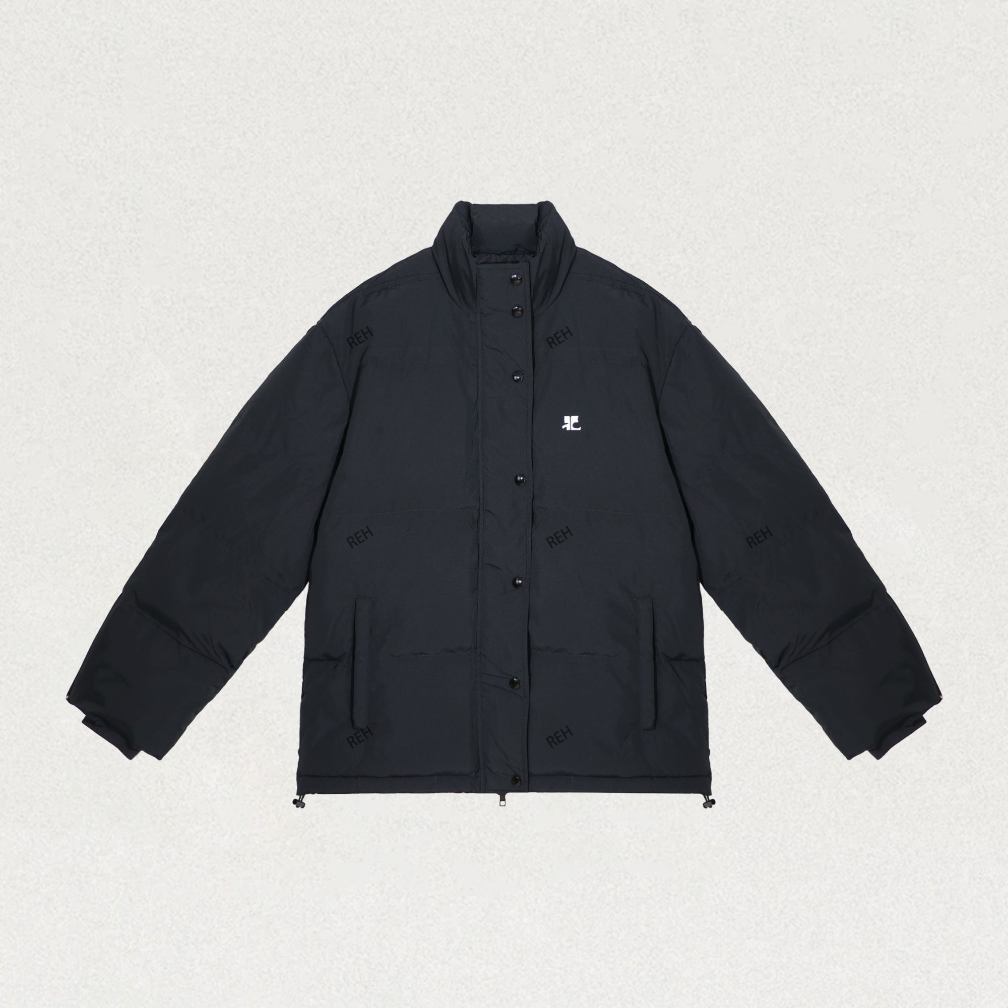  【嘻嘻家】热巴同款 25FW立领刺绣棉服宽松百搭男女同款 1509