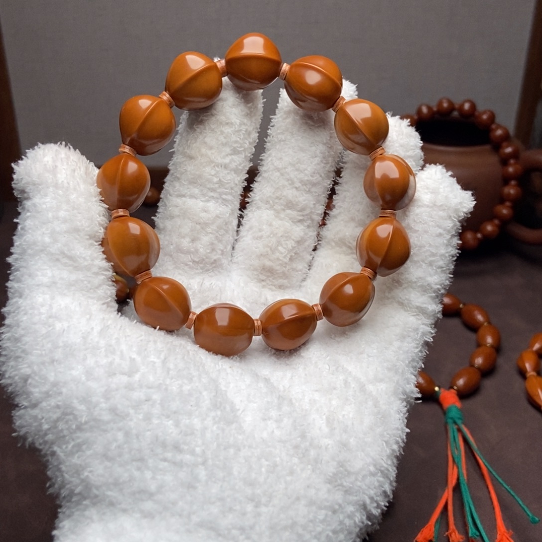 橄榄核手串/手链梅林铁核鲨鱼背