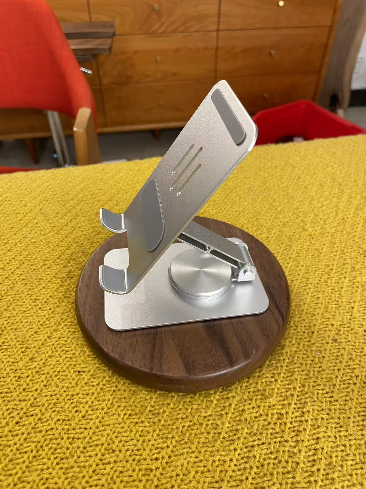 北美黑胡桃木手机支架家用创意 一物一拍A10205-A10217