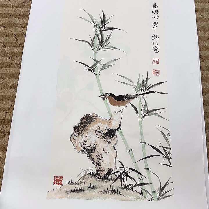 国画花鸟等多种鸟类和70.35