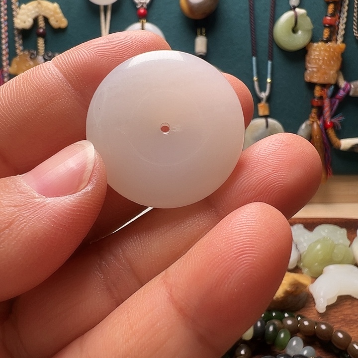 和田玉（糖玉）未镶嵌车挂