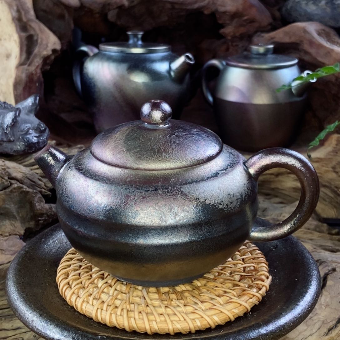 建水紫陶柴烧茶具