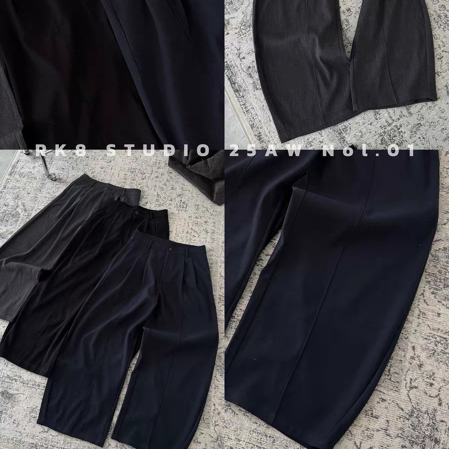 12205双褶西装裤S-XL