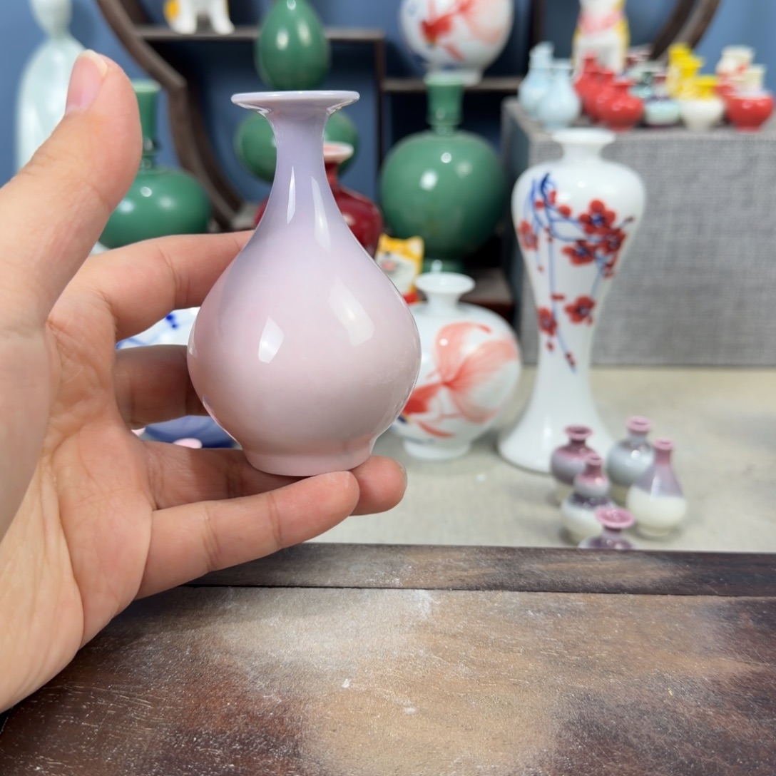 陶瓷手工小花器摆件