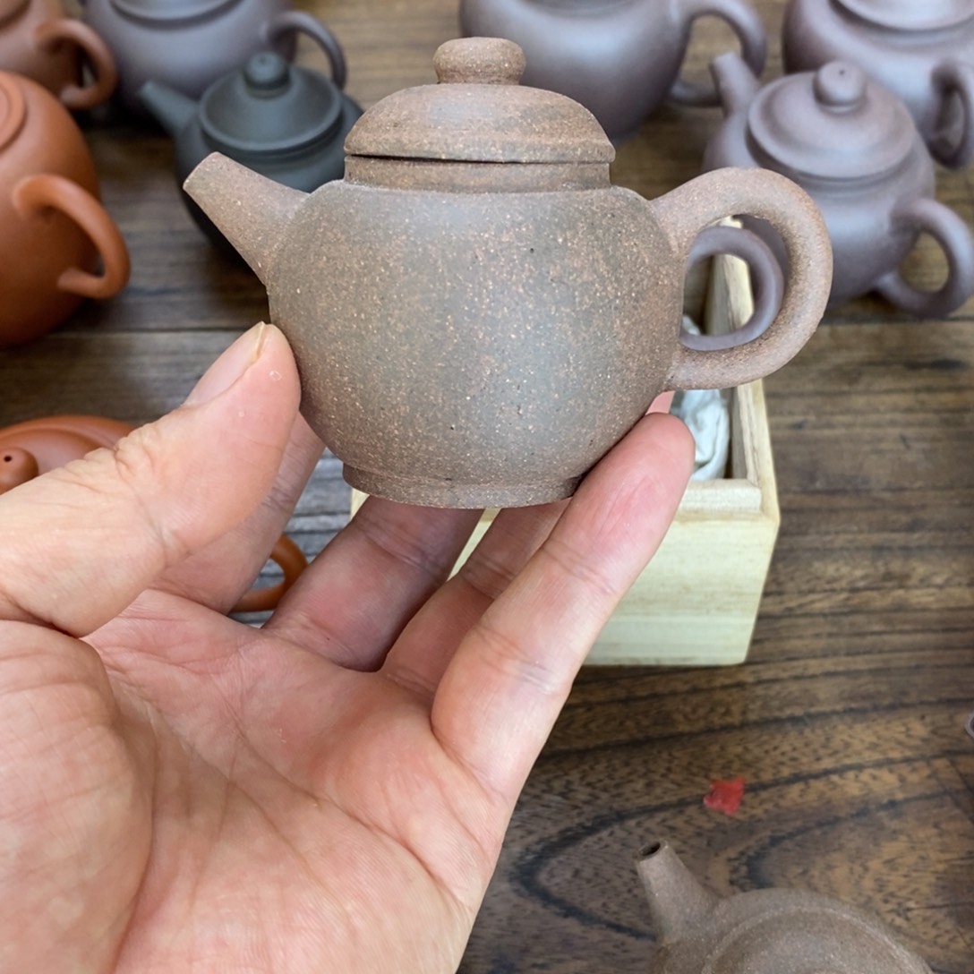 茶壶紫砂全手巨轮容量70ccc左右