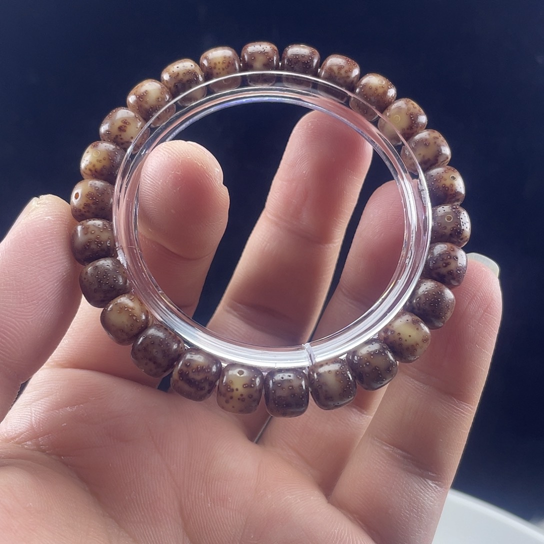 手串星月菩提粉冰 单圈 