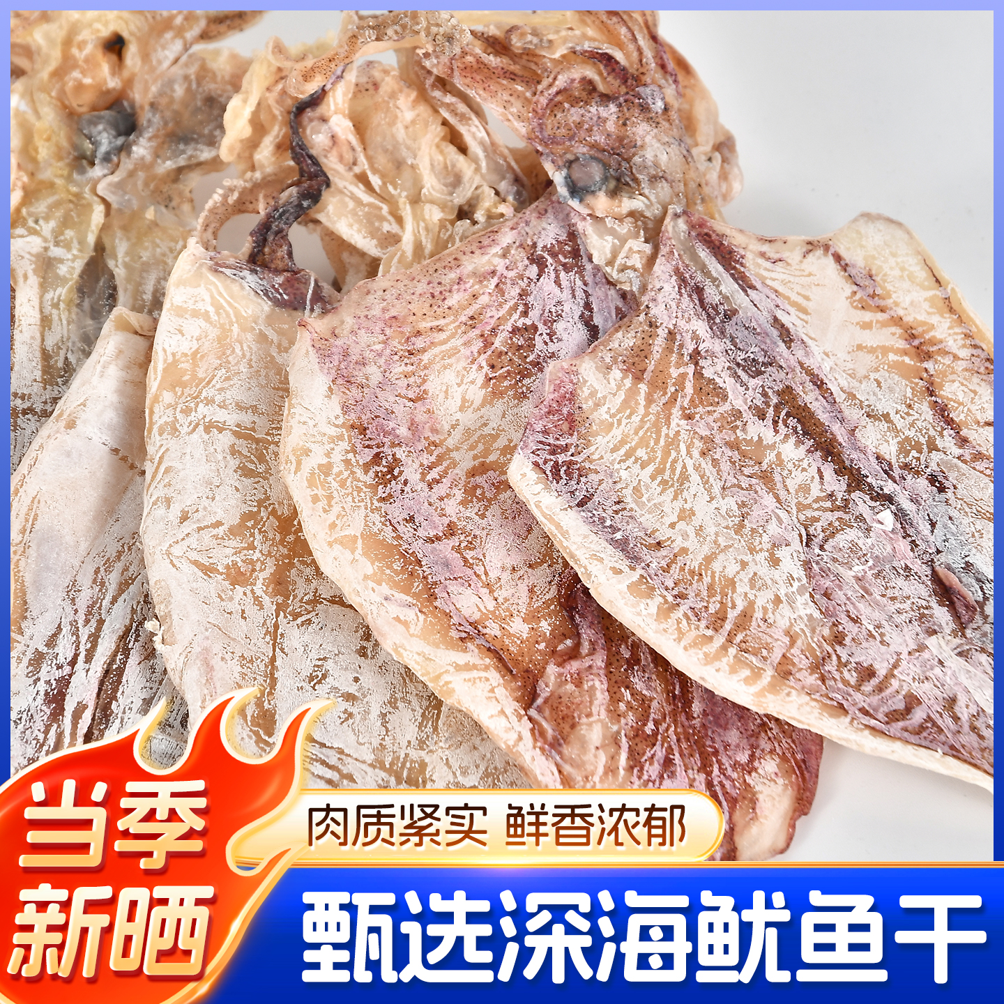 星仓海烧烤鱿鱼干精选A5商用手撕小鱿鱼干碳烤海鲜鱿鱼干货淡晒高品质