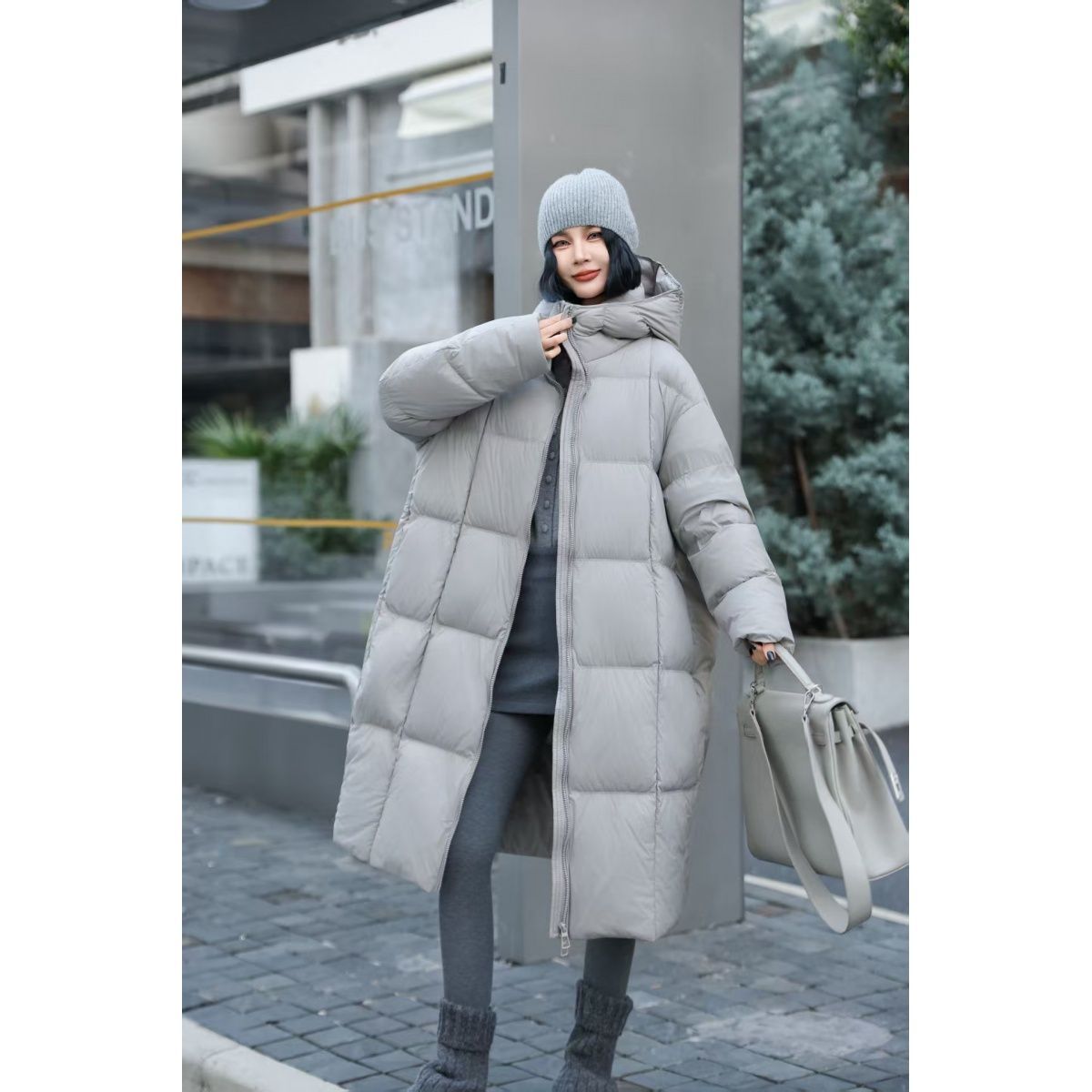 90白鸭绒25年最新款羽绒服加厚加绒冬季外套-9004