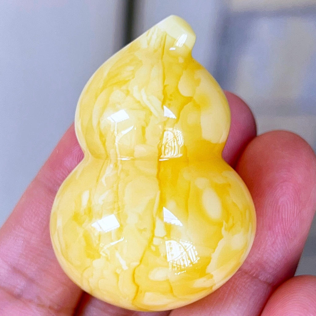 焦皮料虎皮纹花蜡葫芦